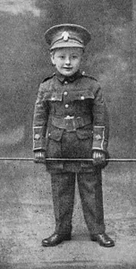 Cute Prints: Teddy Benson in uniform, a young recruiting officer, WW1