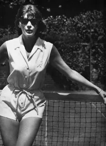 Shorts Prints: Teddy Tinling tennis outfit, 1962