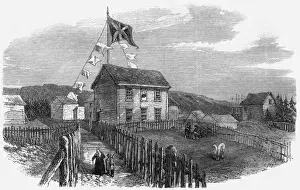 Hearts Prints: Telegraph station in Hearts Content Bay, Newfoundland