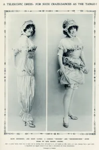 Skirt Prints: Telescopic dress for the tango 1914
