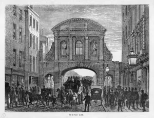 Traffic Prints: Temple Bar 1870