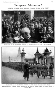Volunteer Prints: Tempora Mutantur! Militancy at Buckingham Palace, 1914&1915