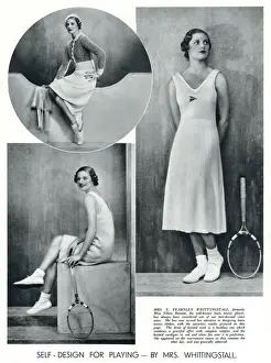 Style Prints: Tennis clothes designed by Mrs Fearnley Whittingstall