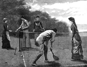 Tennis Prints: Tennis / Mixed Doubles