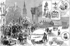 Mark Prints: The Tercentenary of the Spanish Armada, At Plymouth, 1888