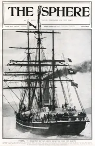 Departure Prints: Terra Nova on front cover of The Sphere