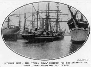 Disasters Prints: The Terra Nova leaving Portsmouth