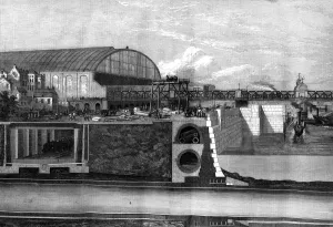 Sewers Prints: Thames Embankment Section