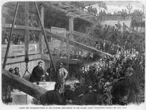 Stone Prints: Thames Embankment Starts