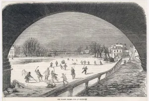 Richmond Prints: Thames Frozen 1855