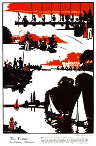 Silhouettes Prints: The Thames by H. L. Oakley