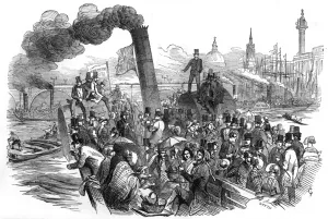Steamers Prints: Thames River Steamer