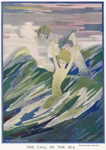 Deco Prints: The Call of the Sea by Margaret Bradley