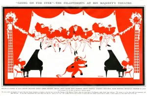 Cicely Prints: Theatre, famous names of 1925 by Nerman