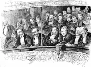 Smiling Prints: Theatre going: audience mirth