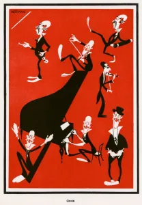 Clown Prints: Theatre, Grock Nerman