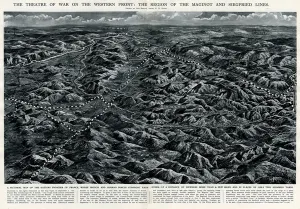 Dutch Prints: Theatre of war on Western Front by G. H. Davis