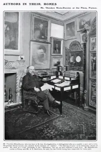 Desk Prints: Theodore Watts-Dunton (1832 - 1914), poet, poetry critic and friend of Algernon Swinburne