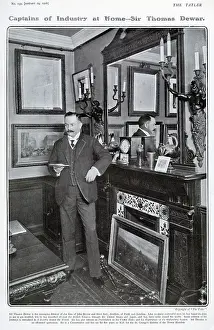 Interior Prints: Thomas Robert Tommy Dewar, 1st Baron Dewar (1864-1930) - a Scottish whisky distiller who