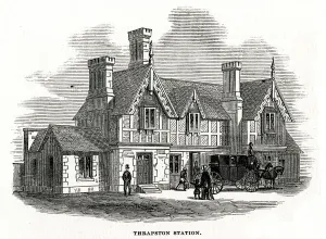 Building Prints: Thrapston Bridge Street railway station, Northamptonshire