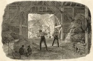 Caught Prints: Threshing, Britain