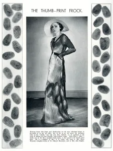 Style Prints: The Thumb print frock by Peter Russell