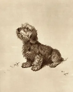Cecil Aldin Prints: Ticked Off by Cecil Aldin