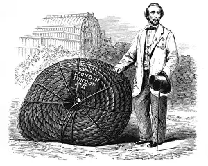 1861 Prints: TIGHTROPE / BLONDIN & ROPE TIGHTROPE / BLONDIN & ROPE