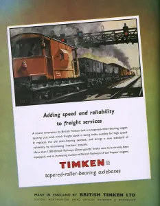 Lights Prints: Timken tapered roller bearing axleboxes - train