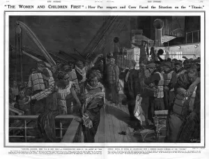 Disaster Prints: Titanic: Women and children first