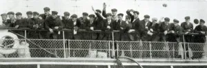 Rescued Prints: The Titanics crew catch sight of their relatives and friend