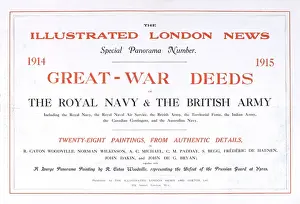Heroism Prints: Title page of Great War Deeds, Illustrated London News