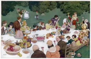 Charming Prints: The Toast by William Heath Robinson