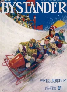 1925 Prints: Toboggan or bobsleigh ride