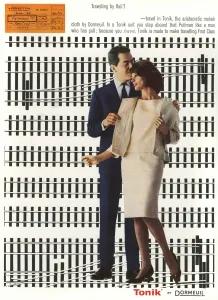 Tracks Prints: Tonik fabric advertisement, 1962