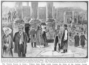 Tourism Prints: Tourists at Rome