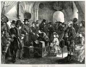 Eager Prints: TOURISTS AT THE TOWER