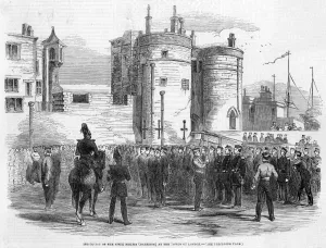 1854 Prints: Tower Inspection Militia