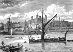 Sailing Prints: The Tower of London, 1885