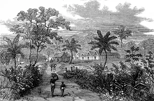 Central Prints: The town of Accroful, 1874