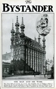 Gothic Prints: Town Hall at Louvain, Belgium, WW1