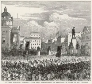 Manchester Prints: Trade Union March 1874