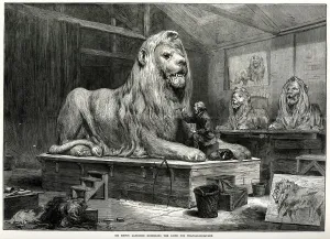 Trafalgar Prints: Trafalgar Square Lion