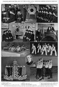 Instruction Prints: Training boys for the navy, WW1