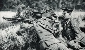 Firing Prints: Training with Hotchkiss Machinegun - Aldershot