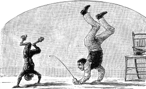 Animal Prints: Training a monkey at the circus, c. 1888