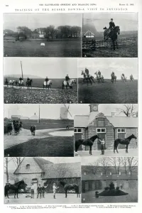 1902 Prints: Training on the Sussex Downs, 1902