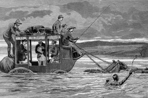 Fields Prints: Transport to the Transvaal gold mines