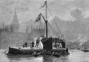 Cylinder Prints: Transporting the obelisk: Cleopatras needle arrives, London