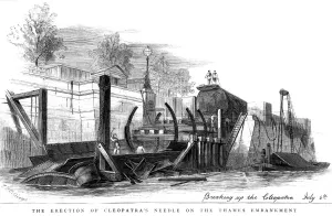 Breaking Prints: Transporting the obelisk: Cleopatras needle erected, London